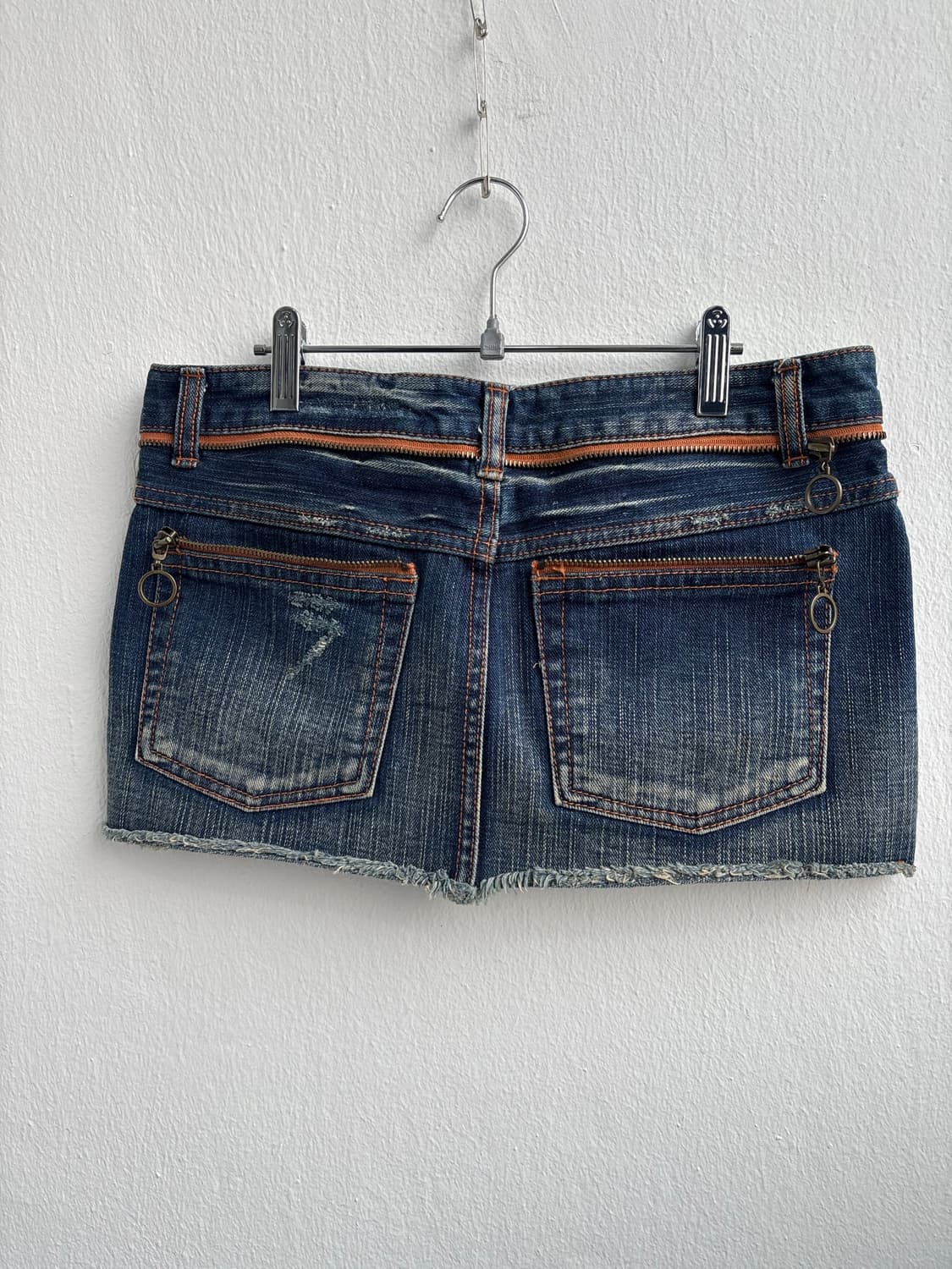 Vintage Washed Denim Skirt 상품이미지3