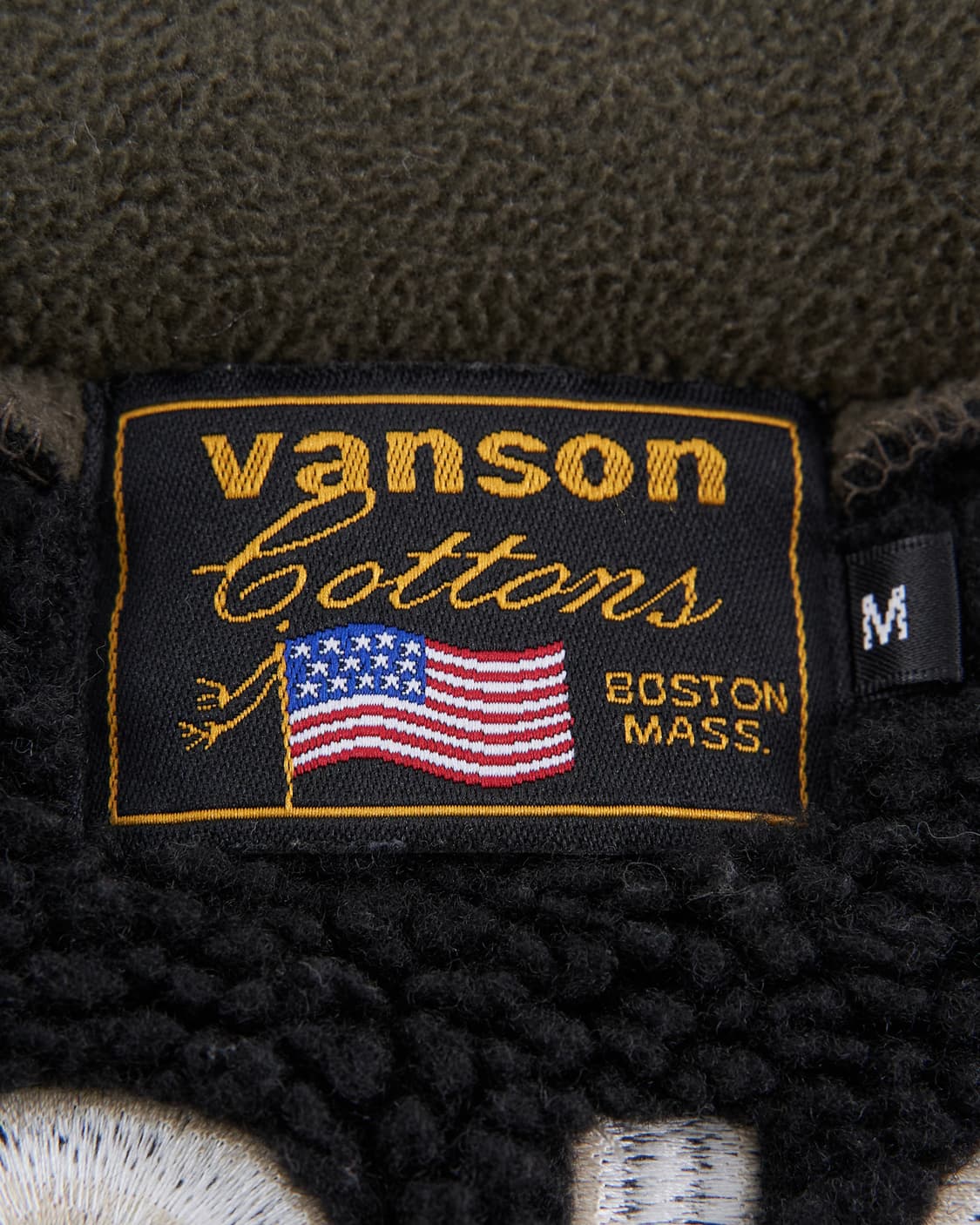 Vanson Leathers 라이더 본딩 양털 자켓 상품이미지5