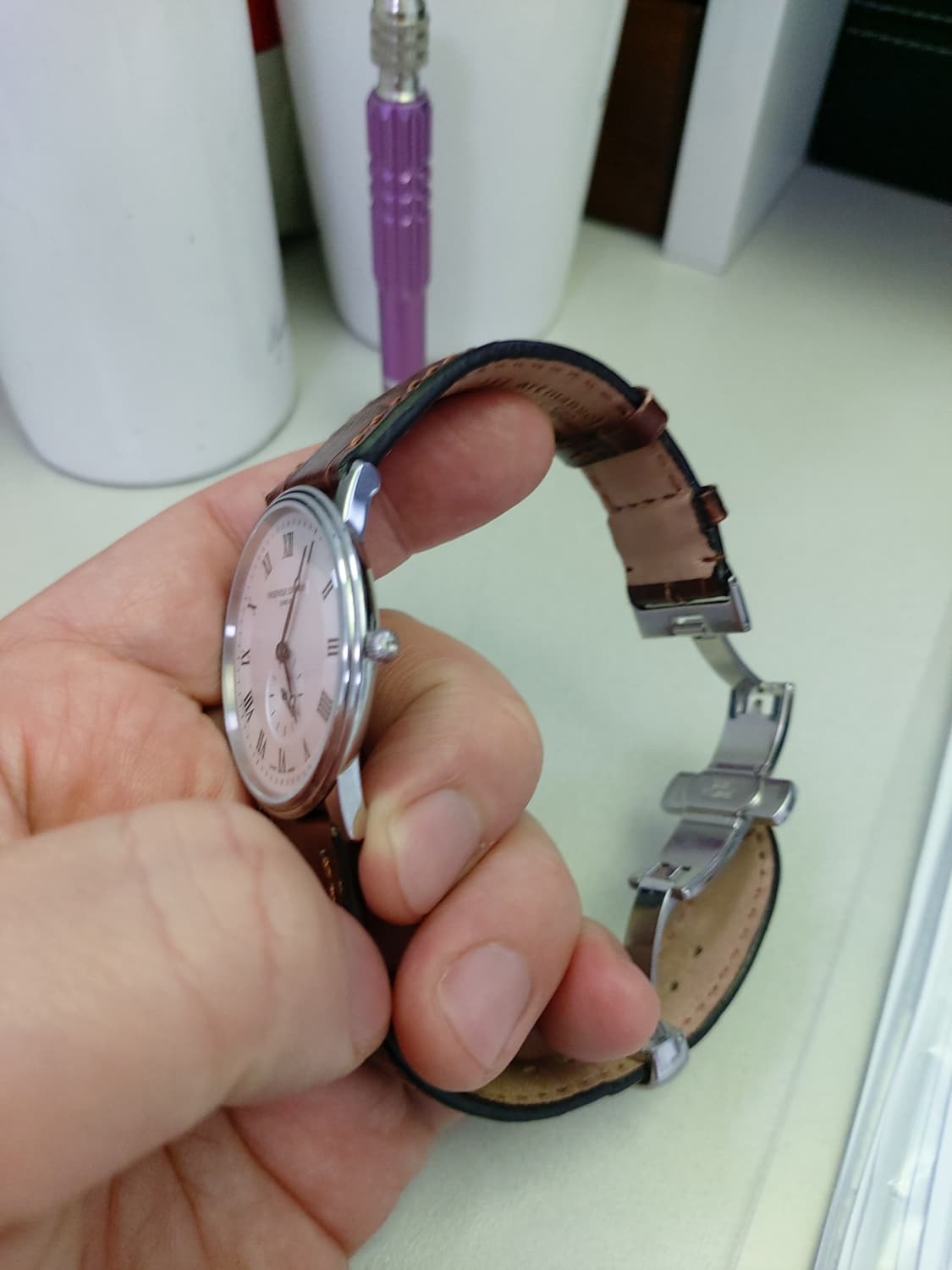 프레드릭 콘스탄트 남성 가죽 시계 상품이미지2