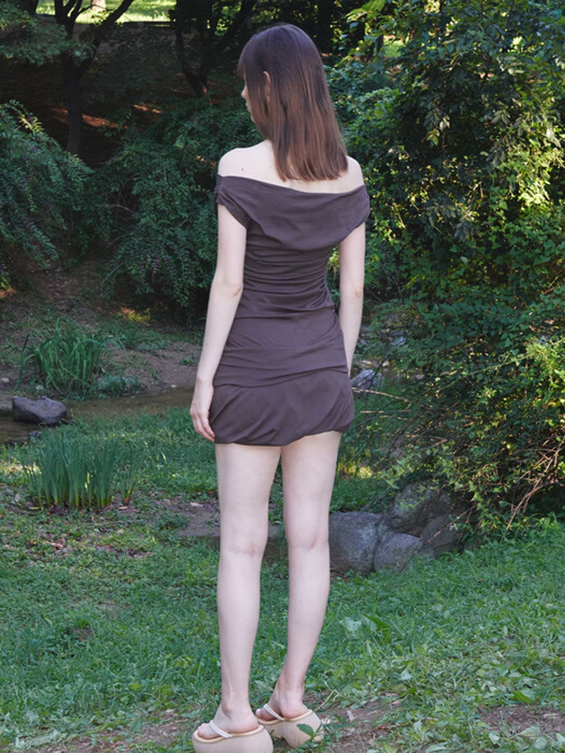 OPENYY 오픈와이와이 Drapped Mini Dress 2사이즈 상품이미지2
