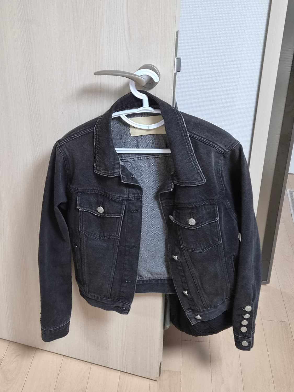 마뗑킴 블랙 데님 자켓 청자켓  상품이미지1