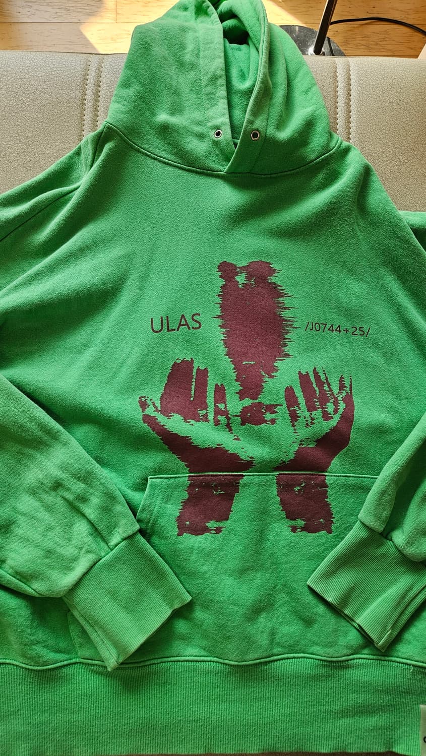 오베르 그린 후드티 상품이미지1