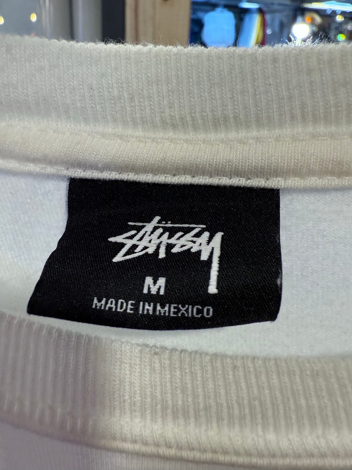 스투시 베이직 화이트 롱슬리브 상품이미지2