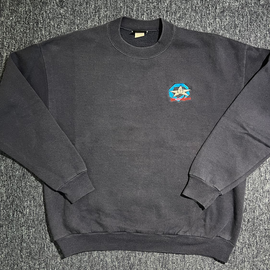 빈티지 90s SESSIONS 자수 로고 스웻셔츠 상품이미지1