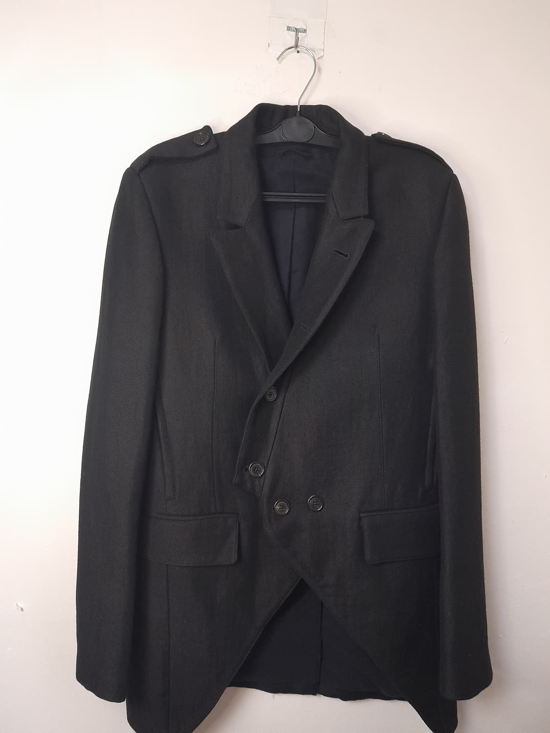 앤드뮐미스터 블랙 밀리터리 울 테일러링 자켓 S/97정도 상품이미지4