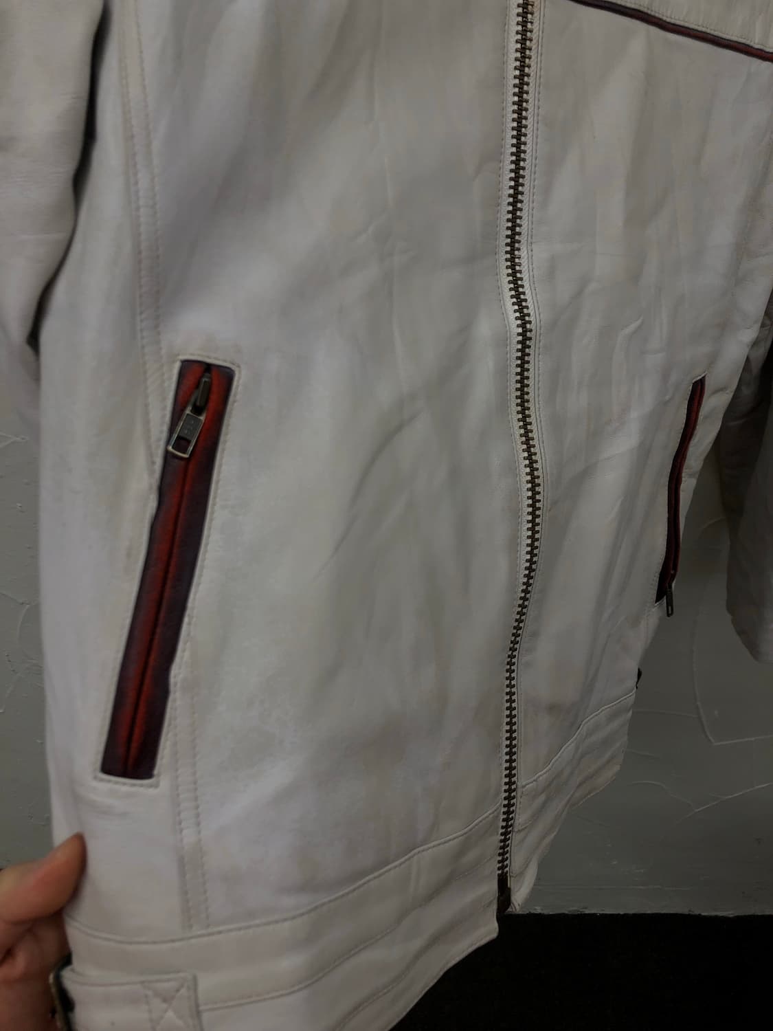 모르간 옴므 양가죽 레이싱 자켓 상품이미지7