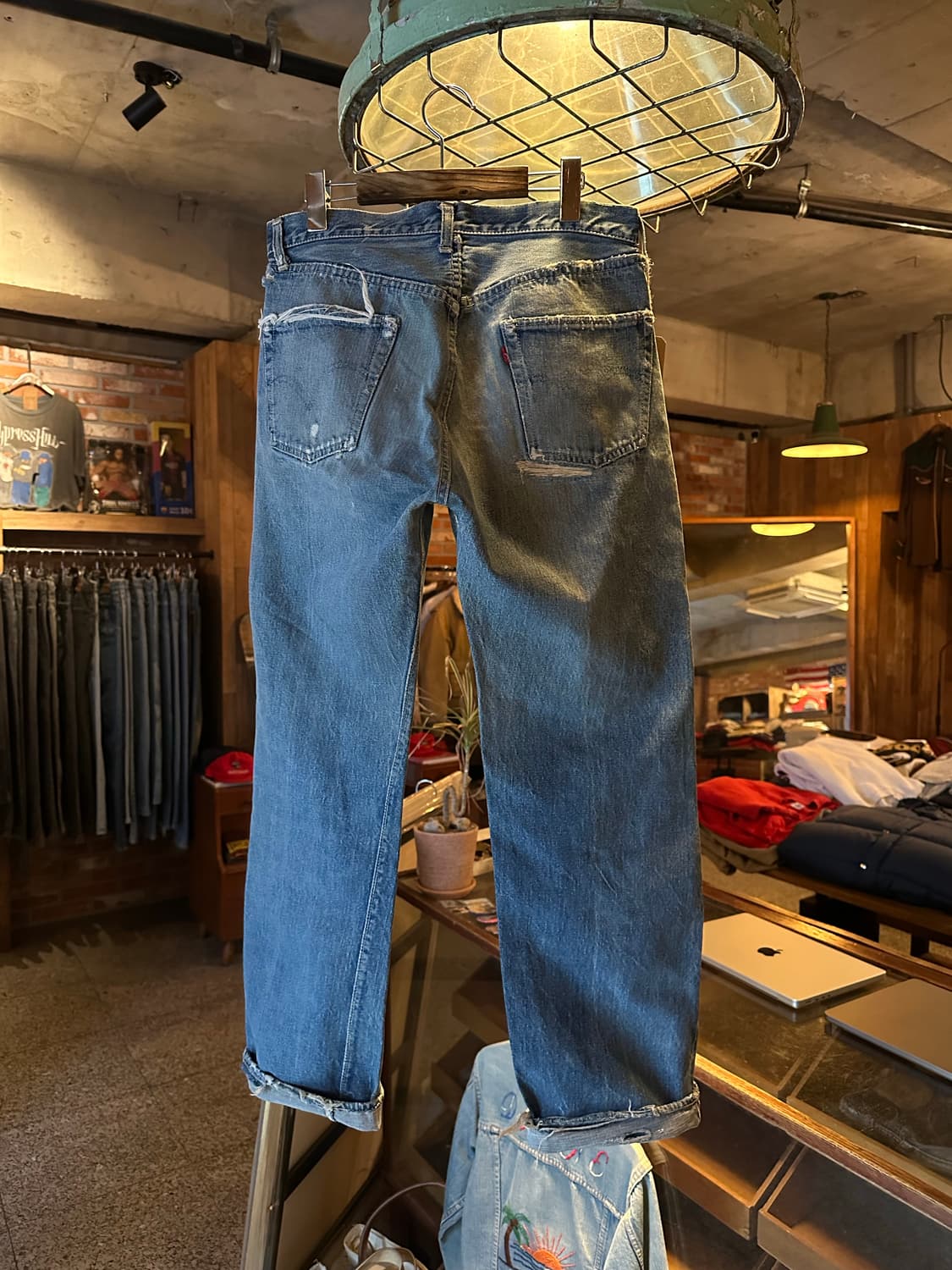 50s USA LEVIS 501XX SELVEDGE DENIM PANTS 상품이미지4