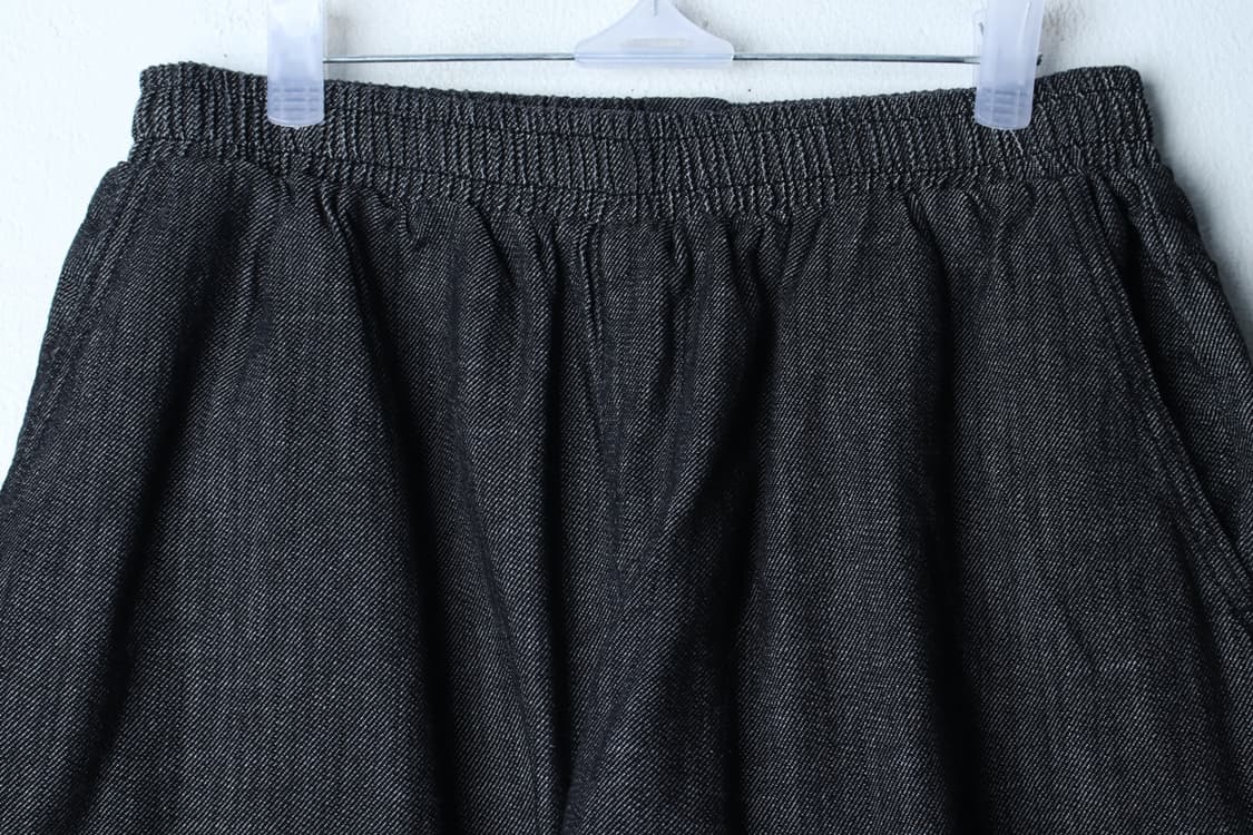 (XL-2XL) 토피 반바지 팬츠 버뮤다 생지 밴딩 블랙-P1P10280 상품이미지3