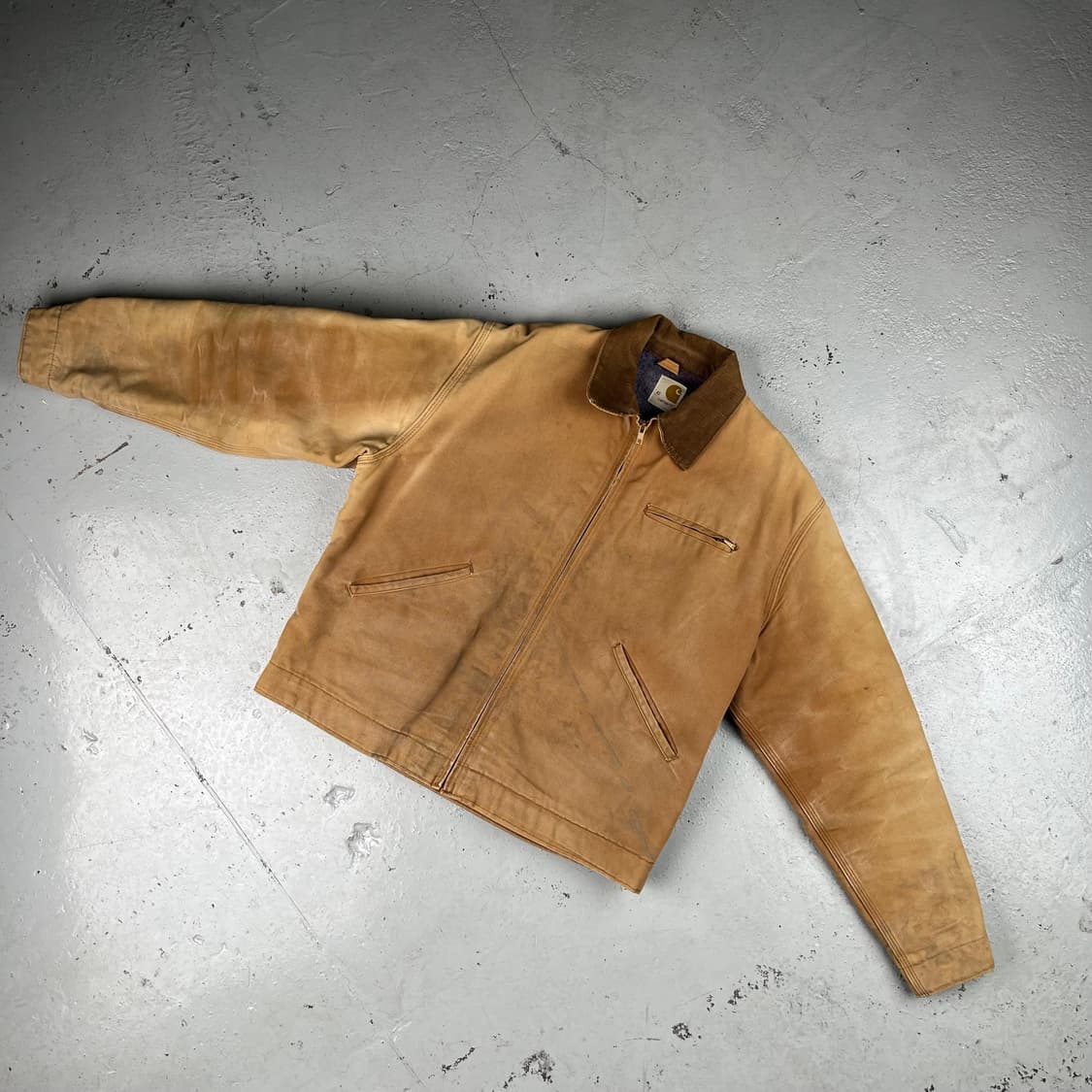 70s 올드 칼하트 디트로이트 블랭킷 라인드 자켓 6BLJ 상품이미지6