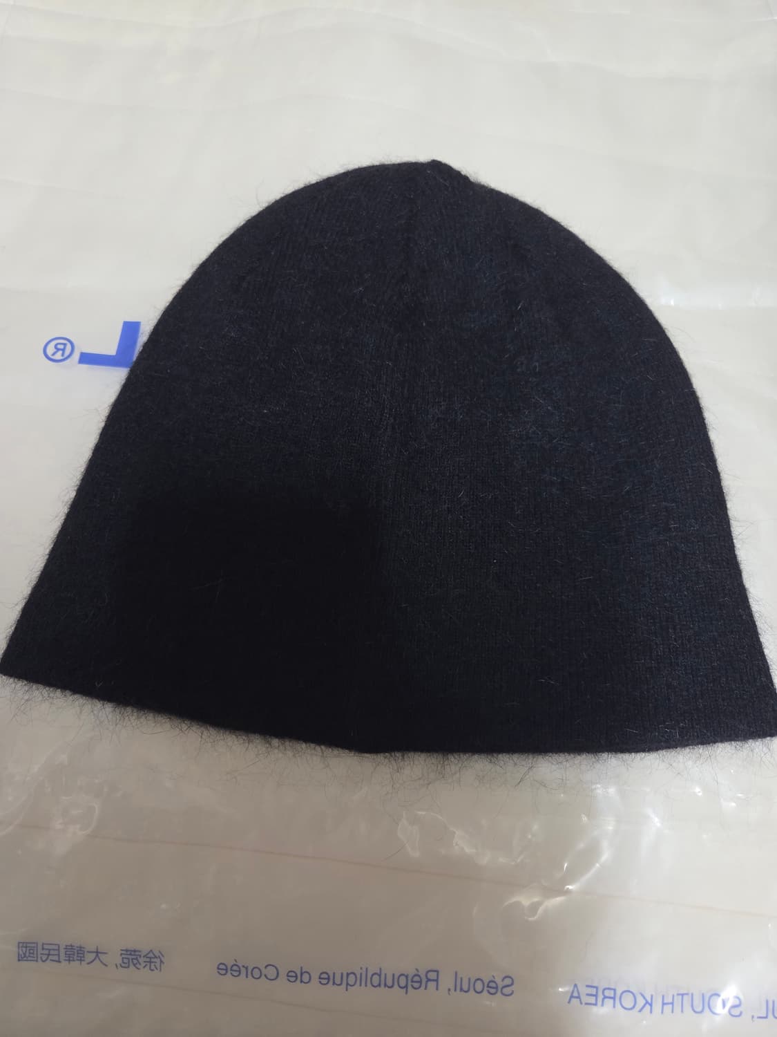 [새상품] 노매뉴얼 HAIRY BEANIE 비니 블랙 상품이미지4