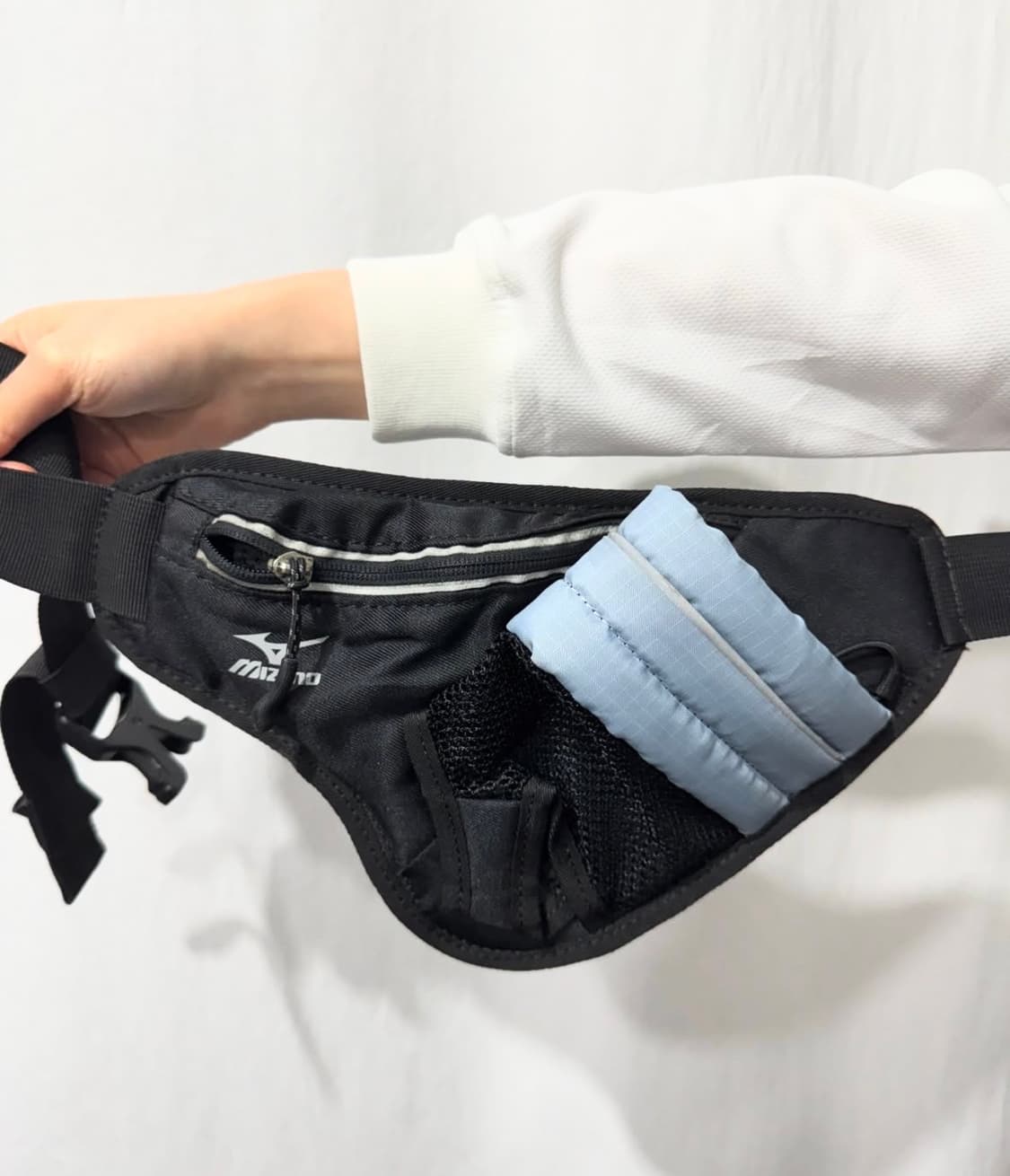택포)mizuno baby blue waistbag 상품이미지3