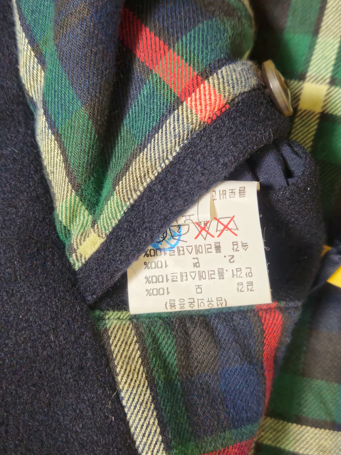 빈폴 네이비 울 혼방 코트 95 상품이미지9