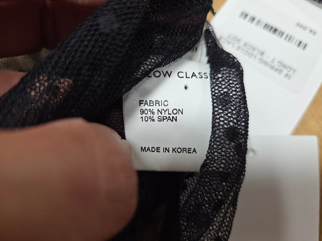 로클 바이 로우클래식(LOCLE) 도트 레이스 시스루티 55-66 새상품 상품이미지6
