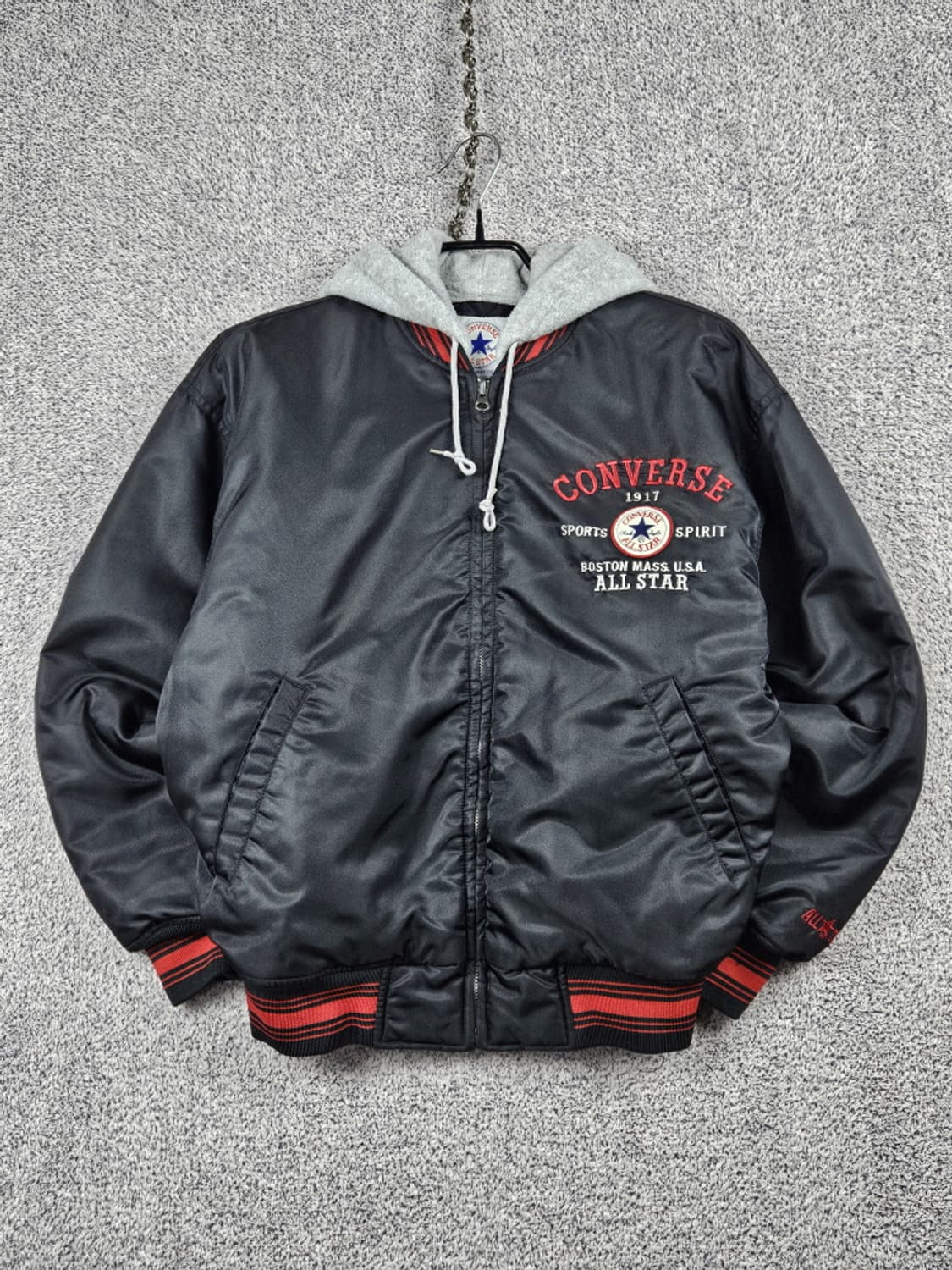 컨버스 올스타 봄버 후드 바시티 자켓 ( L ) / 10112 상품이미지2