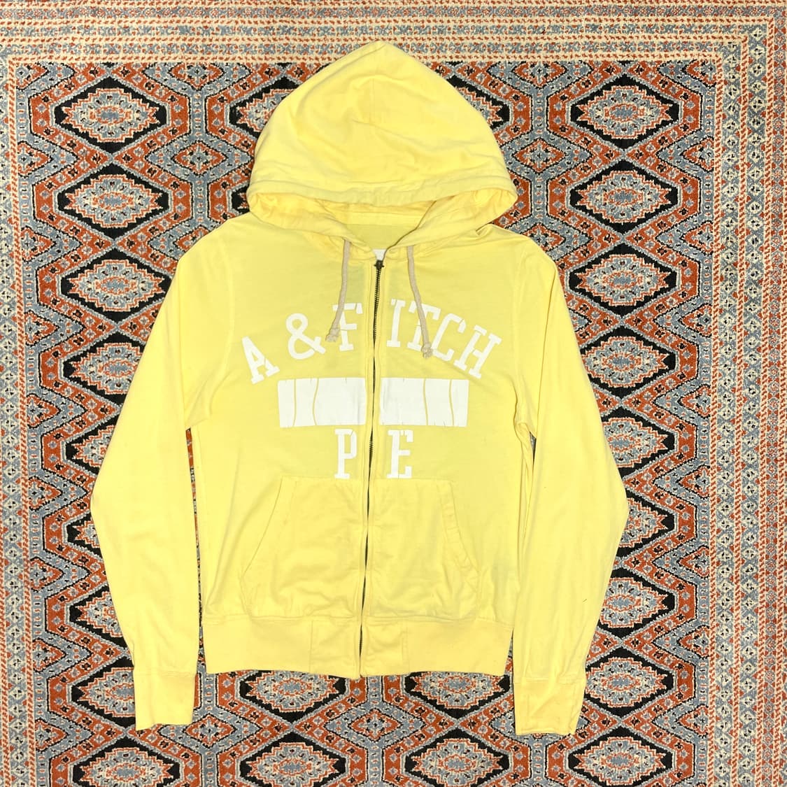 아베크롬비 옐로우 후드집업 여성M 상품이미지1