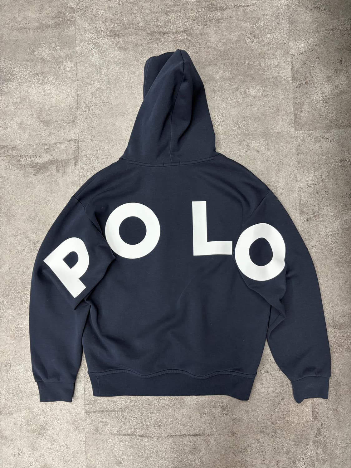 폴로 랄프로렌 네이비 빅로고 후드티 상품이미지1