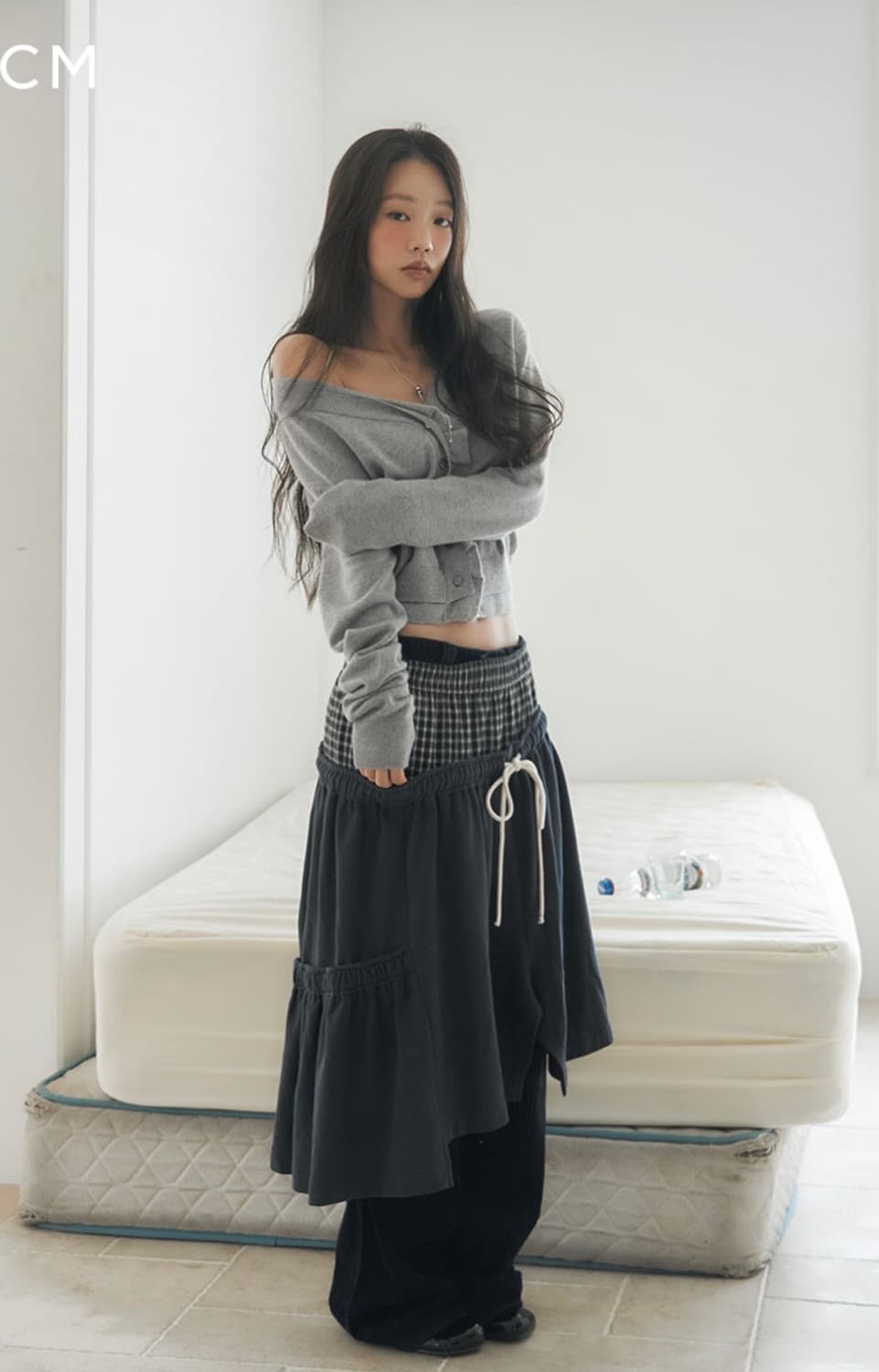 Lcdc tm  DOUBLE-LAYER WAVY CARDIGAN 상품이미지3