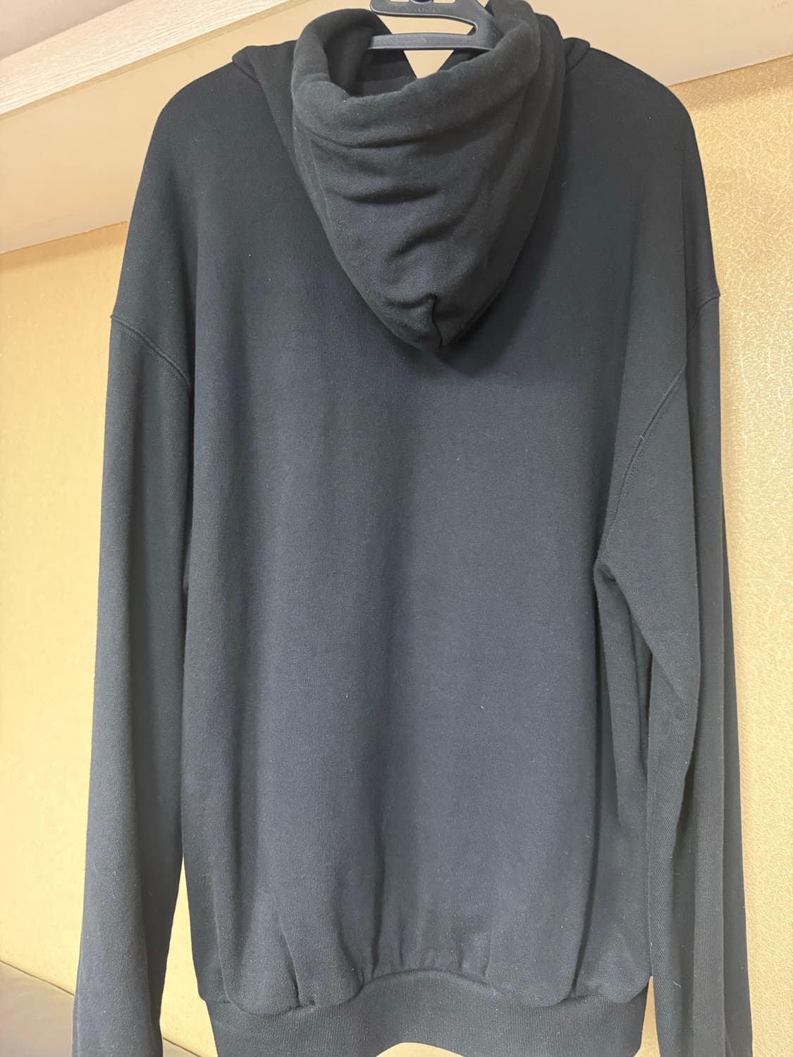 우알롱 블랙 후드티 M 상품이미지2