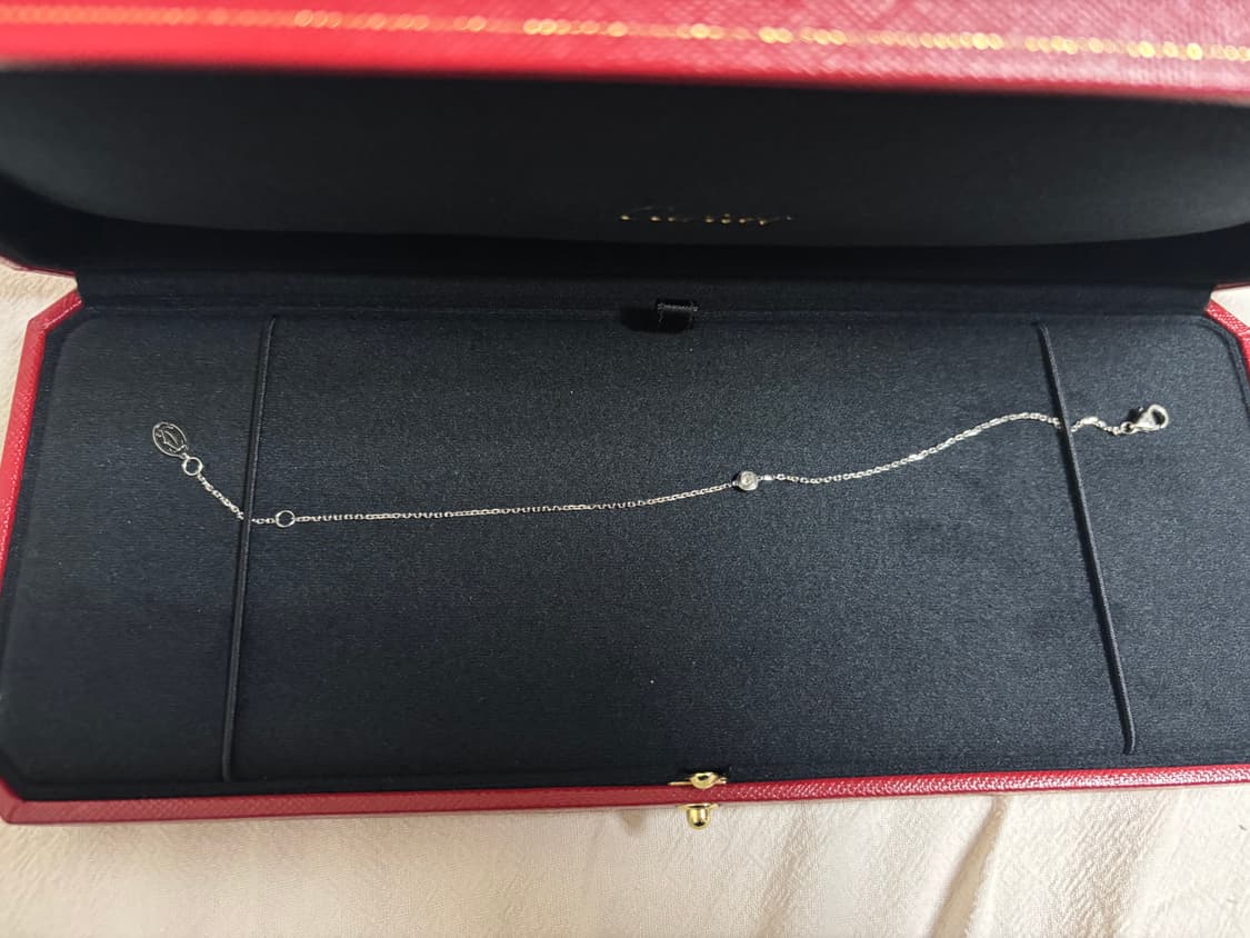 까르띠에 다무르 팔찌 xs 화이트 골드 미니 (25년도 구매) 상품이미지2