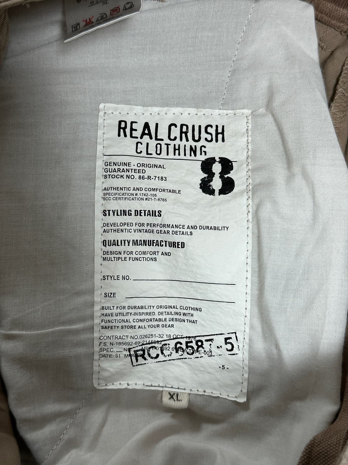 (32) REALCRUSH 밀리터리 카고팬츠 상품이미지6