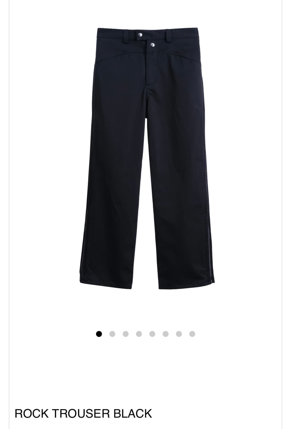 Rock trouser black 상품이미지1