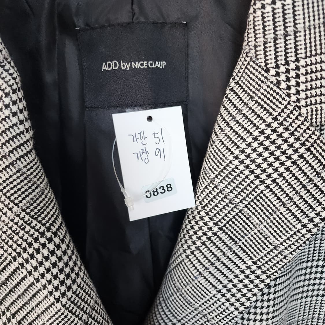 나이스클랍 뉴요커 체크 더블 코트 상품이미지6