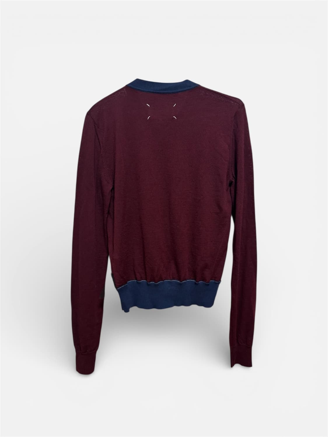 Maison Margiela 니트 / 버건디×네이비 상품이미지1