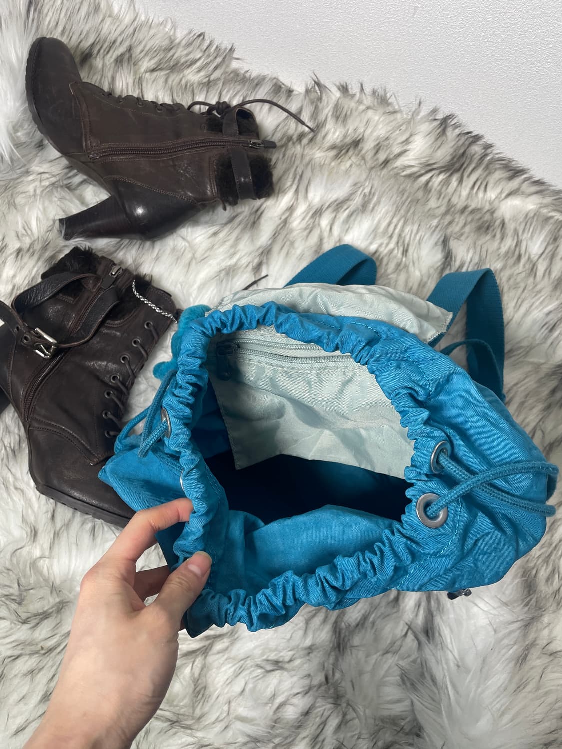 키플링 민트색 백팩 상품이미지6