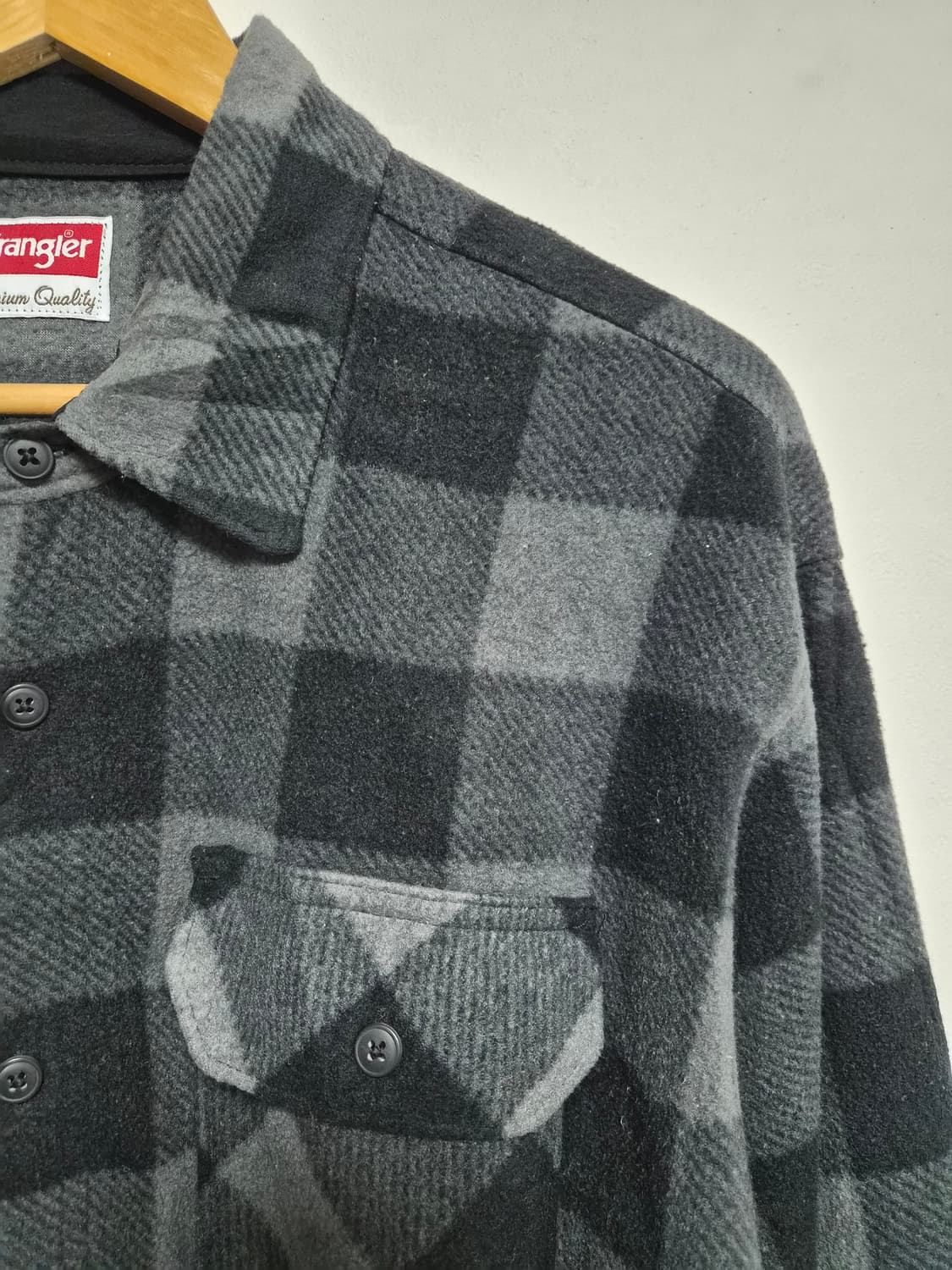 랭글러Wrangler 체크 플란넬 셔츠 XL사이즈 - S310 상품이미지3