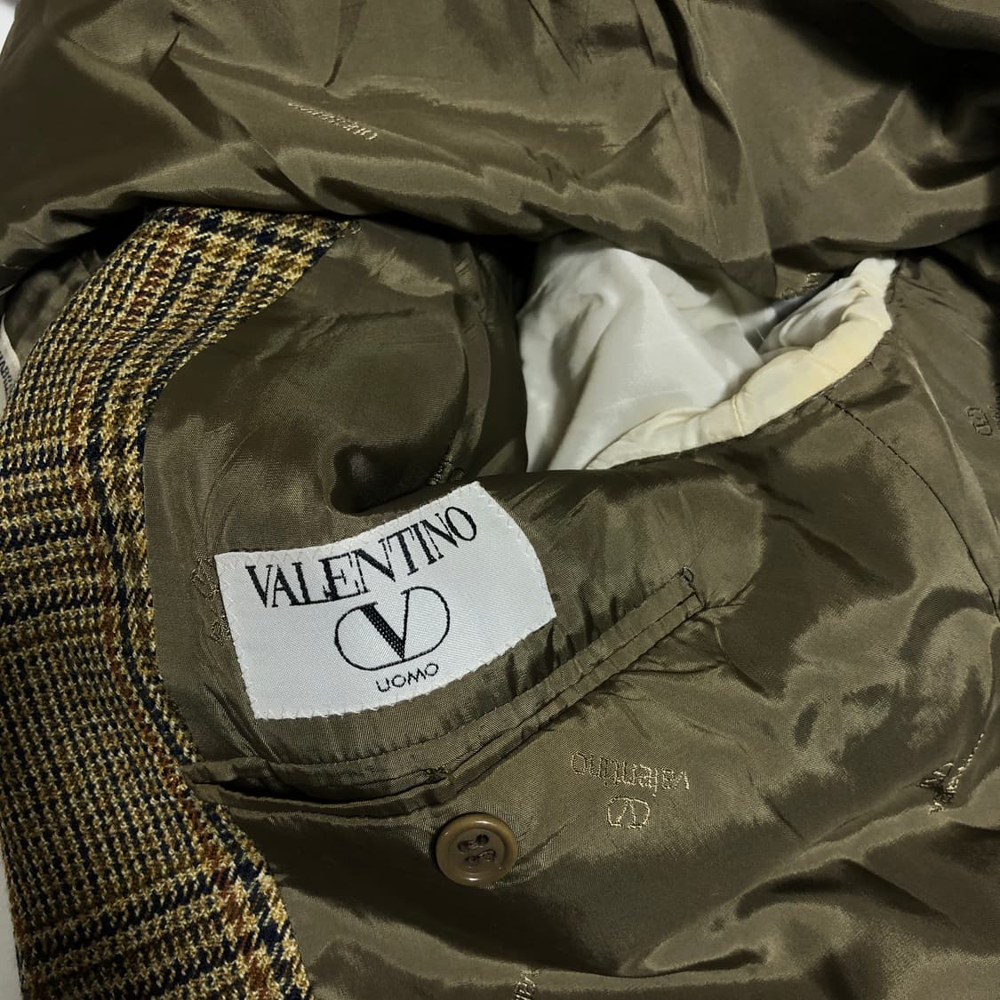 발렌티노 체크 블레이저 자켓 L 상품이미지6