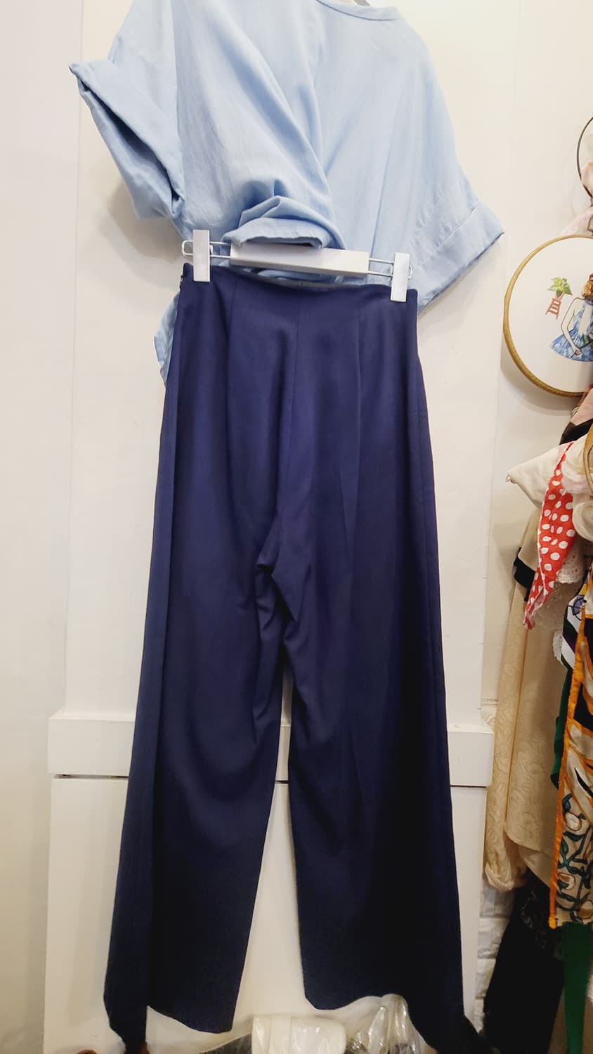 마쥬 루즈핏 셔츠블라우스. 산드로  레이온 슬랙스 상품이미지6