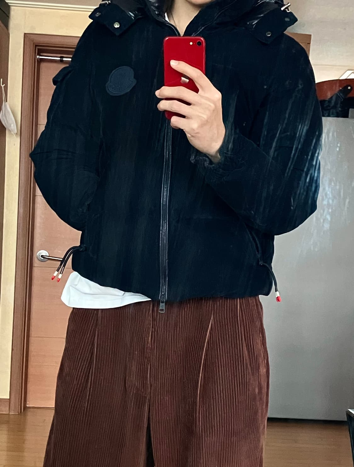 몽클레어 코듀로이 패딩 상품이미지1