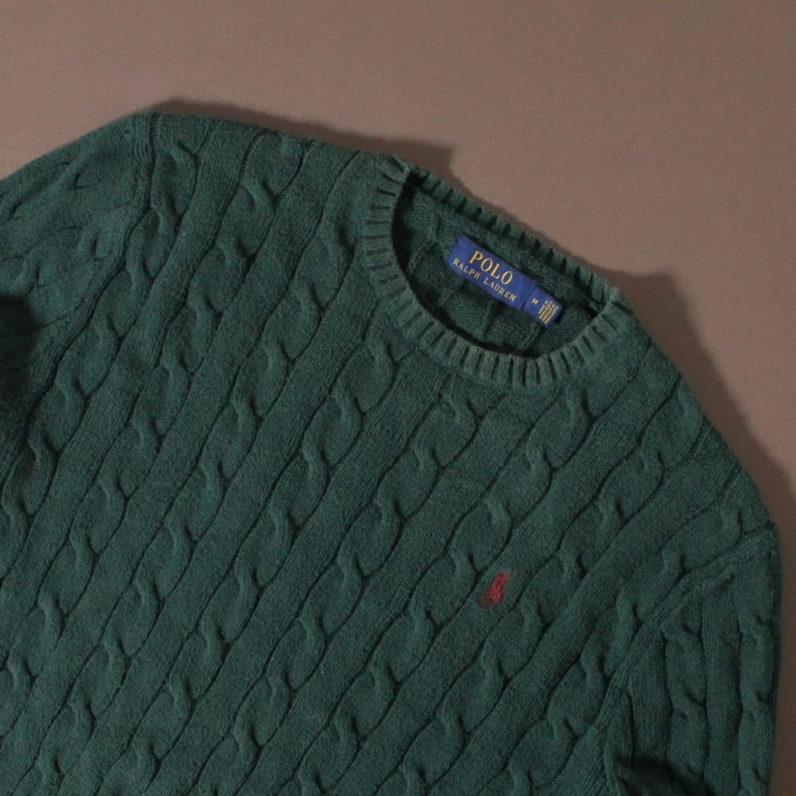 Polo 폴로 랄프로렌 그린 케이블 니트  상품이미지3