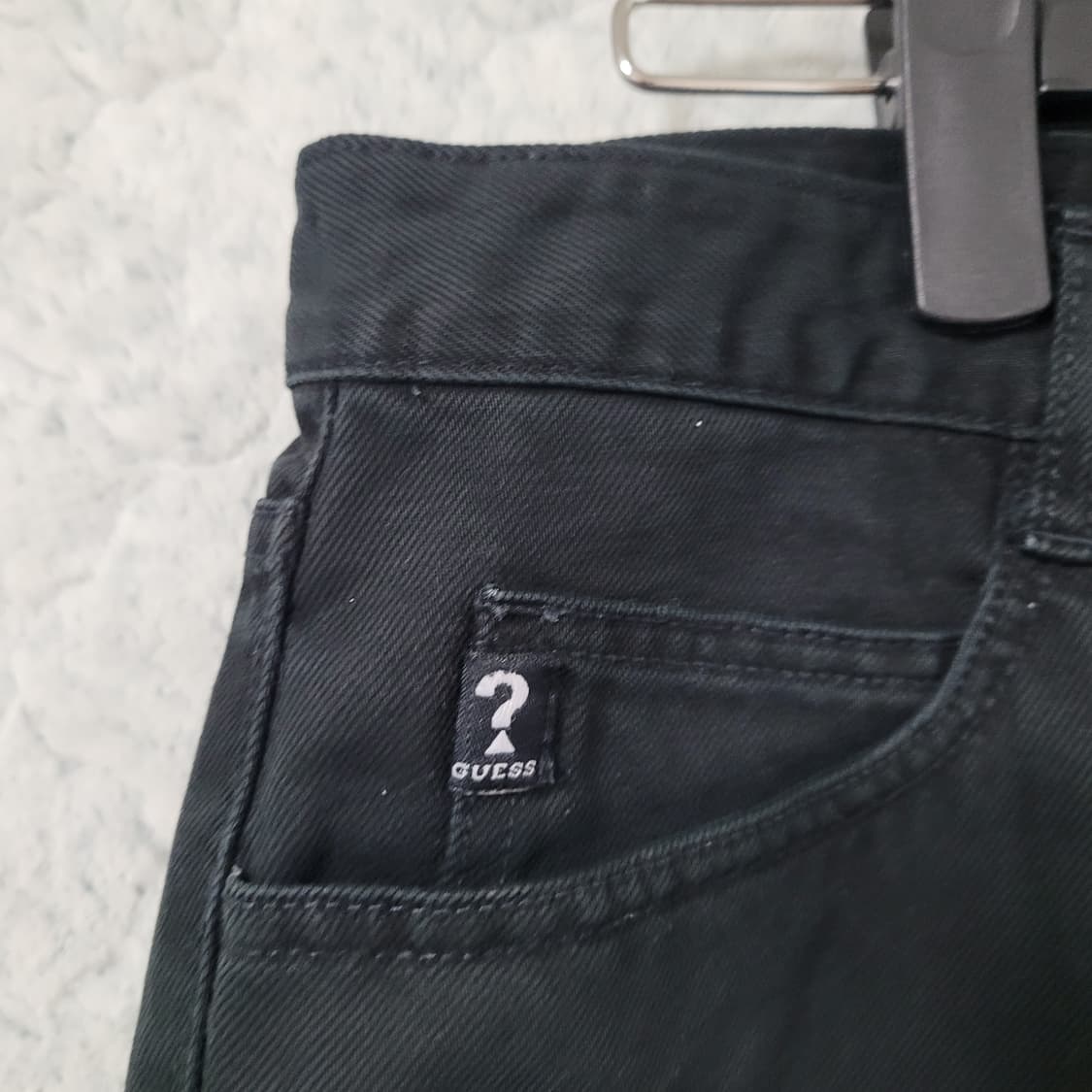 G502 [80] 게스 올드스쿨 블랙진 청바지 상품이미지2