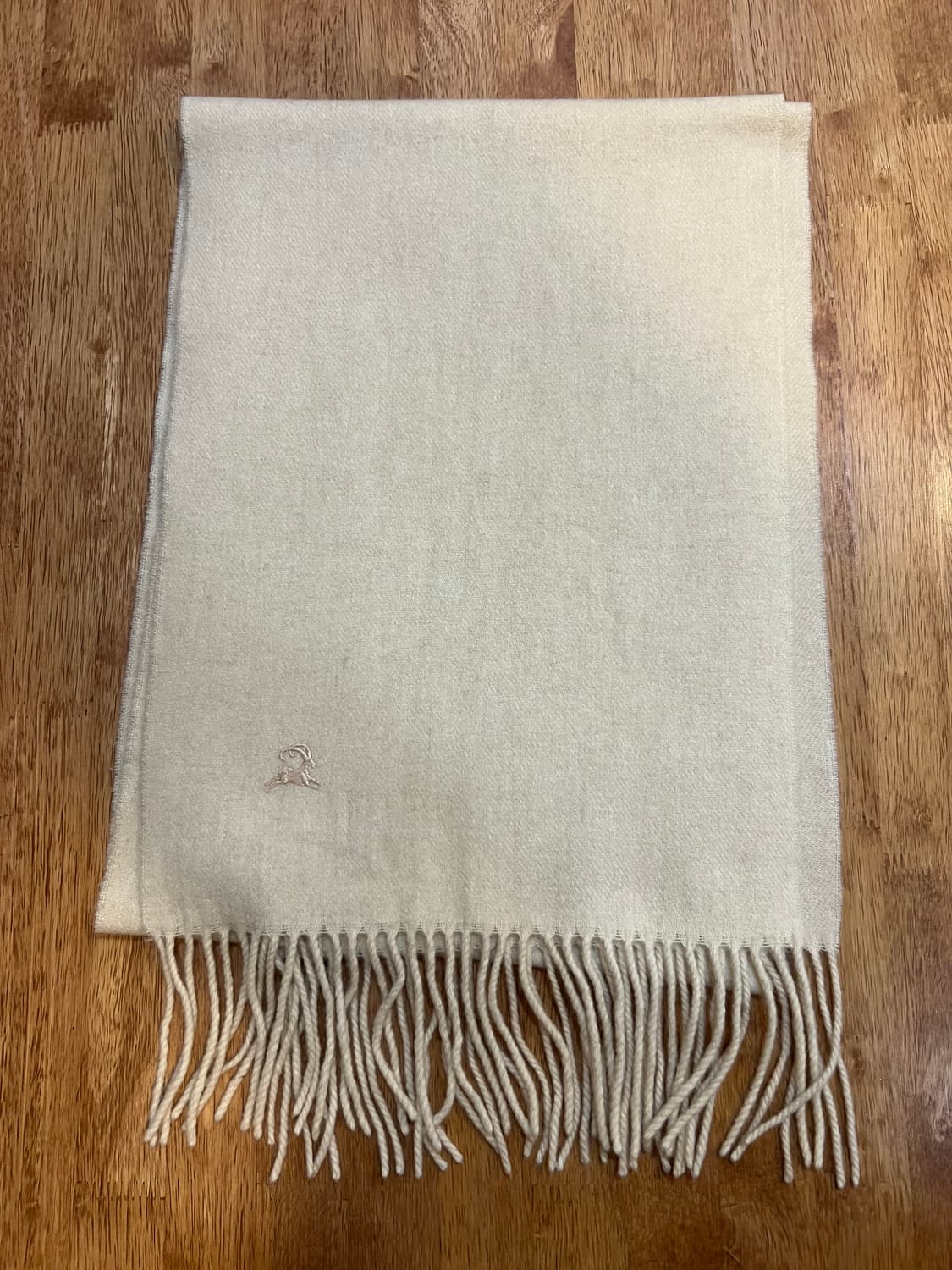 고비 GOBI 크림베이지 캐시미어100 머플러 목도리 상품이미지7