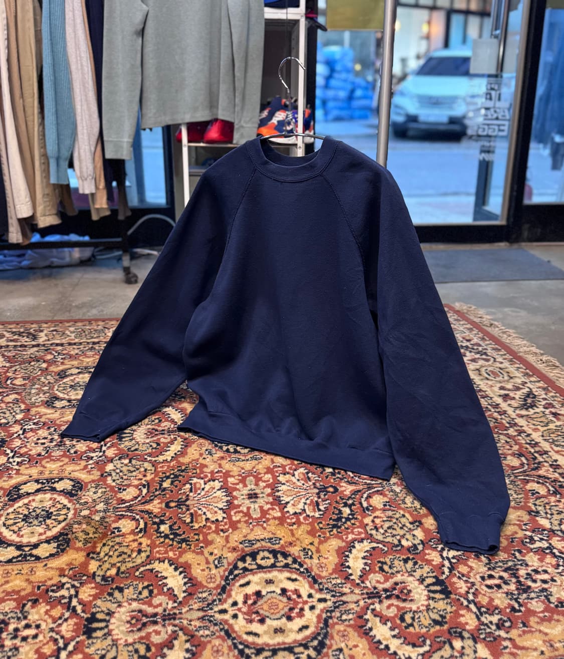 usa 빈티지 플레인 스웻셔츠 맨투맨 L 652 상품이미지1