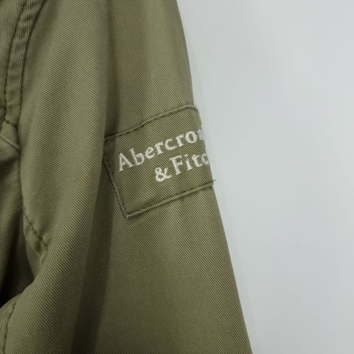 [아베크롬비] 빈티지 가공 워시드 후드 야상 자켓 카키 M18001 상품이미지8