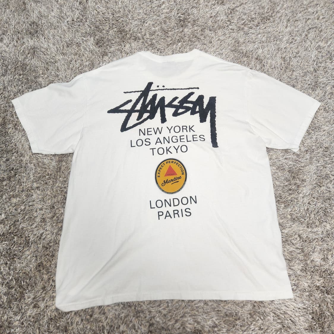 [정품] STUSSY 스투시 월드투어 그래픽 반팔티 (L) 상품이미지2
