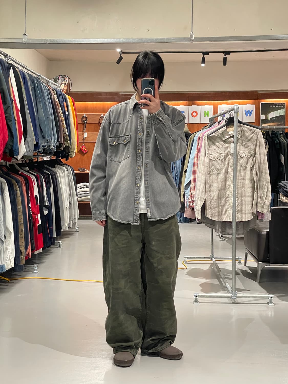 빈티지 웨스턴 셔츠   상품이미지2