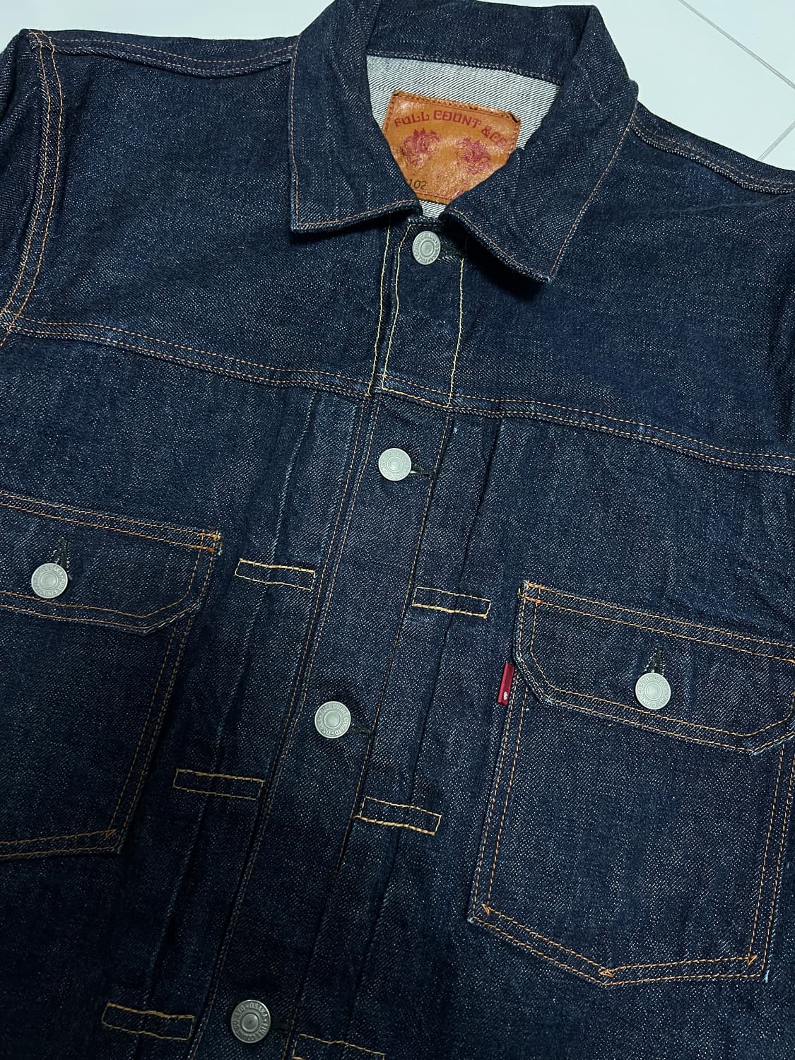 택포26) 풀카운트 2102w 2세대 데님자켓 38 상품이미지2