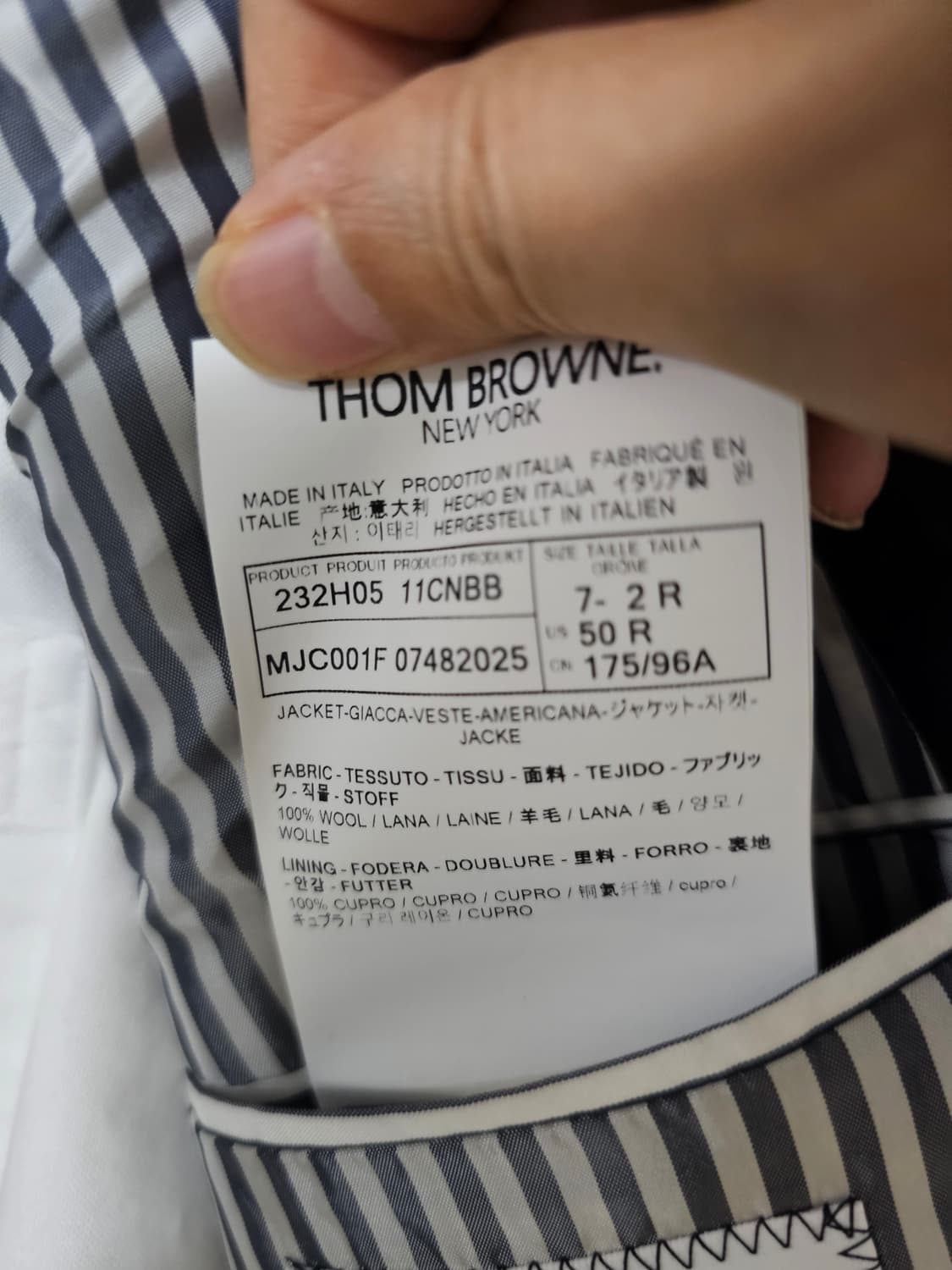 톰브라운 신형 펀믹스 블레이저자켓(2/신품급) 상품이미지8