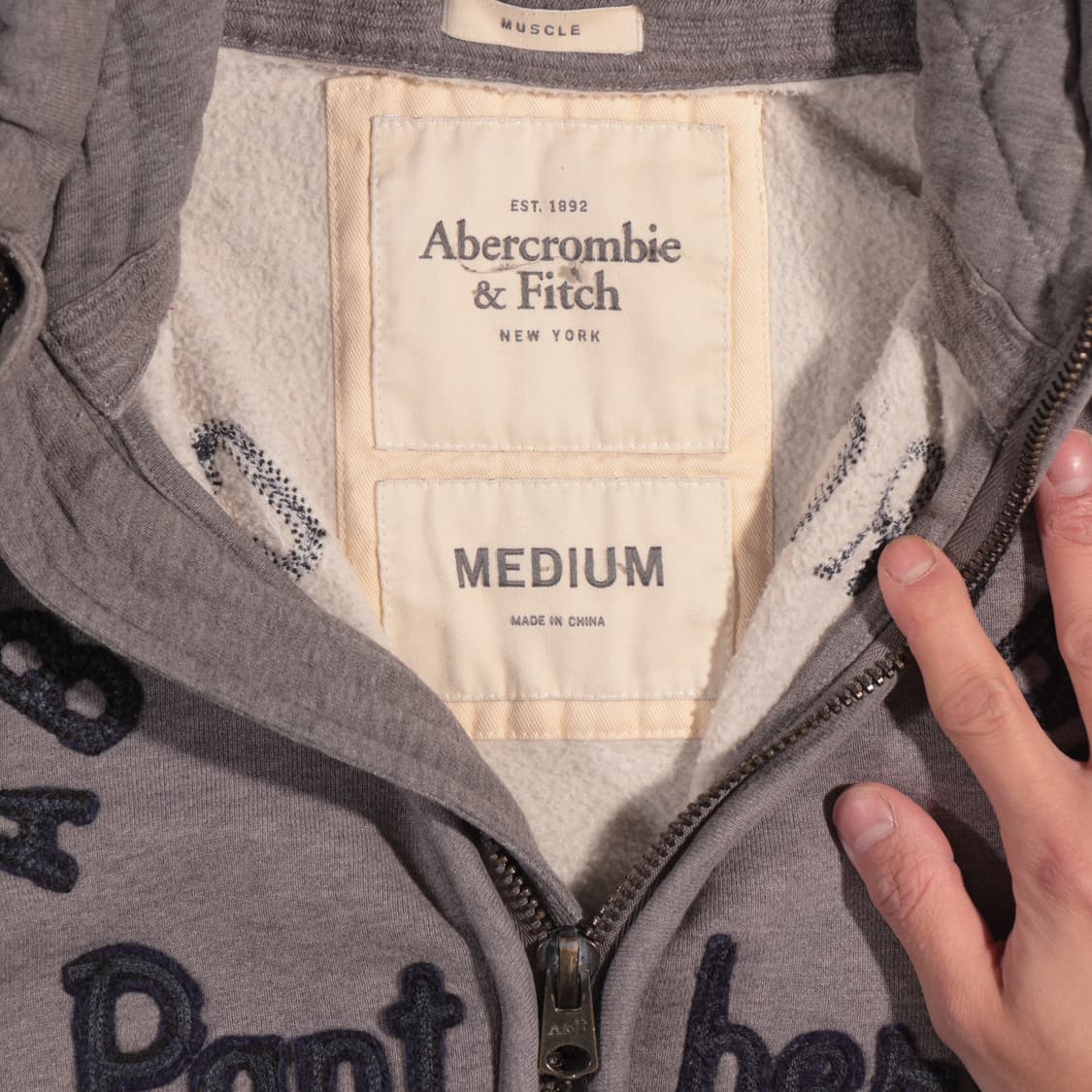 00s ABERCROMBIE ZIP-UP HOODIE 상품이미지3