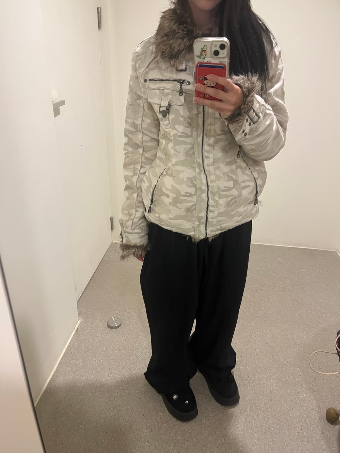 In The Attic fur collar jacket 상품이미지5