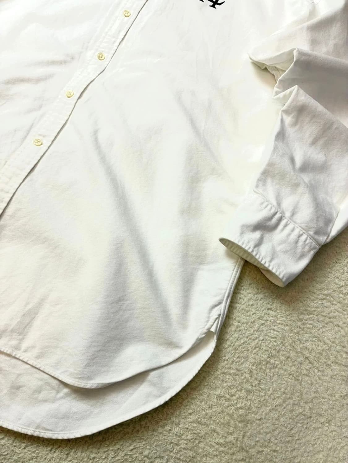 랄프로렌 보이프렌드핏 화이트 셔츠 L 사이즈 상품이미지4