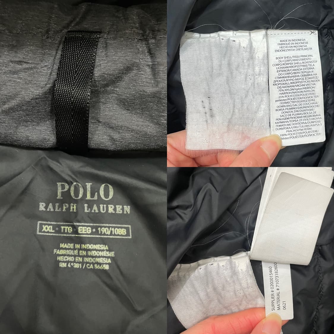 폴로 랄프로렌 덕다운 푸퍼 패딩 자켓 패딩 그레이 상품이미지9