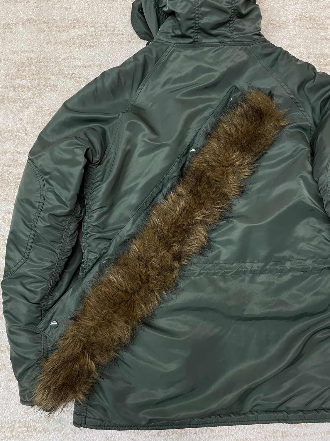 [M] 알파인더스트리 N3-B 패딩 점퍼 자켓 야상 빈티지 상품이미지8