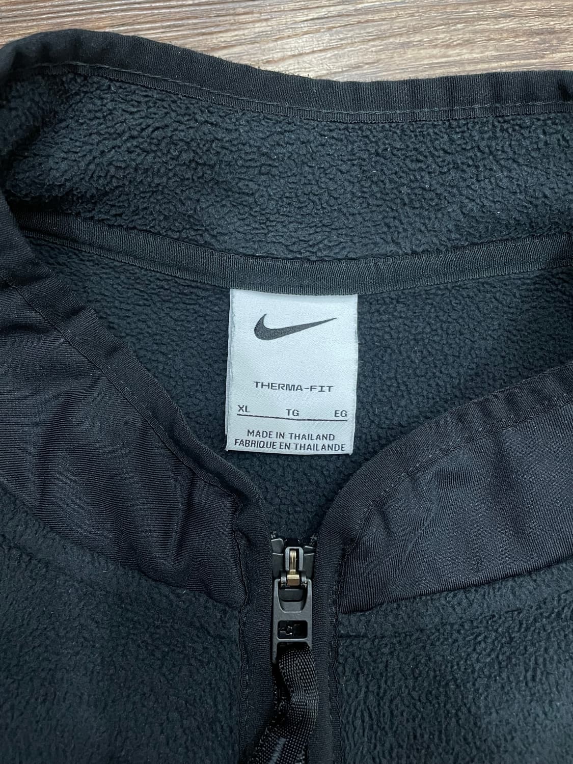 나이키 골프 써마핏 빅토리 하프집 탑 블랙 상품이미지5