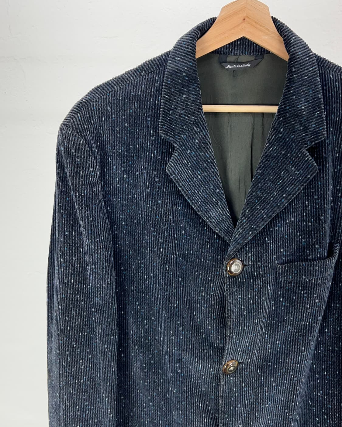 베르사체 진스 꾸뛰르 코듀로이 골덴 헤링본 부클레 3b 블레이저 자켓 상품이미지2