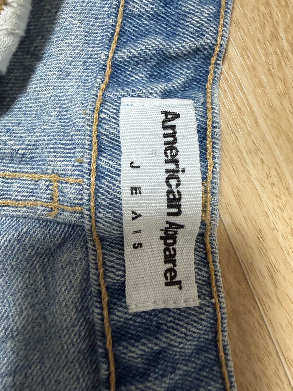 아메리칸 어패럴 청반바지 데님쇼츠  상품이미지1