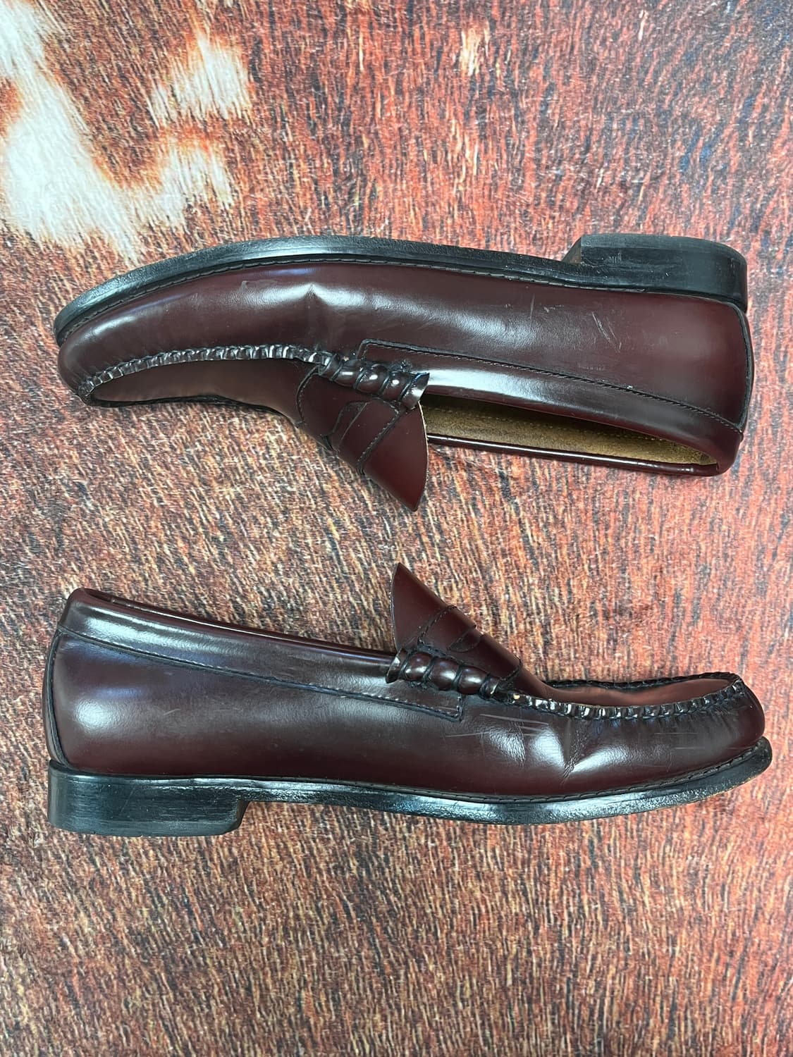 [270] G.H.BASS 바스 larson 페니 로퍼 버건디 상품이미지3